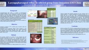 laryngopharyngeal reflux in selected group from outpatient ENT clinic